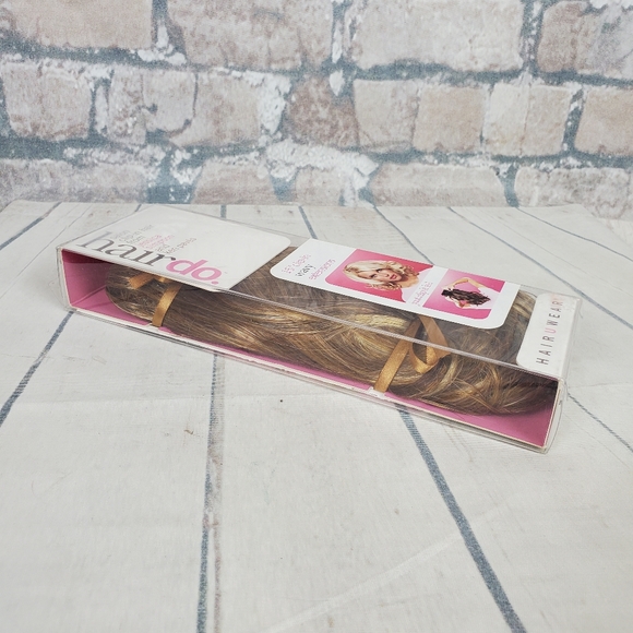 Jessica Simpson Hair Do Clip In Hair Extensions 15" Wavy Glazed Strawberry - Picture 4 of 12